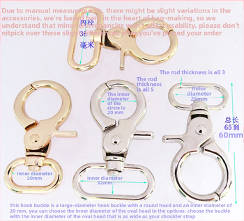 Shrimp Button Koti Konks - Metallist Aksessuaarid Pagasitele ja Kottidele, Ümmargune Pea, Paks Käepide Rõngas