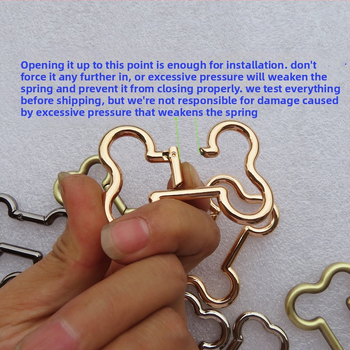 Vedru konks pagasile – metallist lisaseade, Shrimp Button bränd