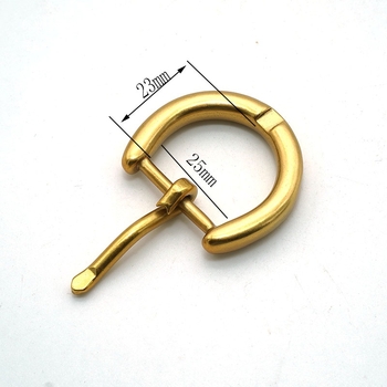 Cataramă din alamă pentru curea, cu știft, pentru piele DIY, accesorii din piele tratată vegetal