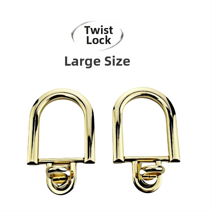 Hardvér pre tašku s otáčacím zámkom – zinková zliatina, jar 2025 vydanie, hmotnosť 0.045 kg