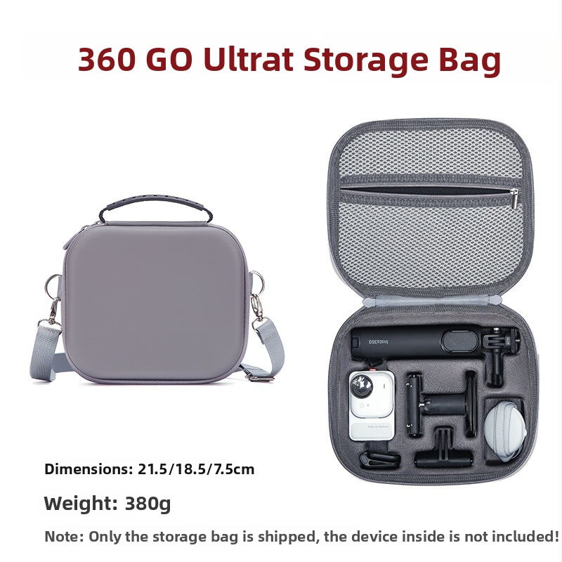 Sada skladovacej tašky Insta360 Go Ultra — ochranná taška cez rameno pre športovú kameru, PU materiál, vodeodolná, antibakteriálna, podšívka z nylonu