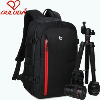 Rucsac pentru aparat foto SLR, nylon, impermeabil și antifurt, potrivit pentru toate camerele SLR, închidere cu fermoar, model 3015