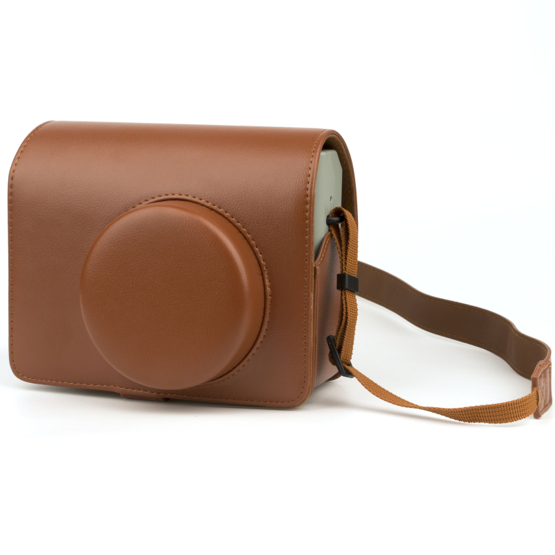 Torba za fotoaparat Fuji Clone W300, PU koža, crossbody dizajn, vodootporna konstrukcija, podstava od pamuka