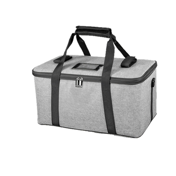 DSLR / Mirrorless fényképezőgép táska vászonból — vízálló, kopásálló, lélegző; zárás cipzár, puha fogantyú, kézitáska stílus, belső rekesz tetővel, logónyomtatás elérhető