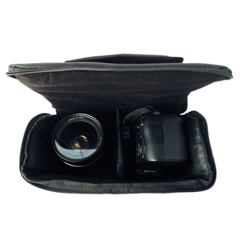 DSLR kamera táska, Corduroy anyagú, hátizsák stílusú, uniszex, otthoni tárolásra