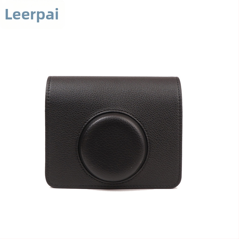 Taška na fotoaparát Mini evo, crossbody štýl, PU koža s velúrovým povrchom, kompatibilná s Fuji/Polaroid Mini evo
