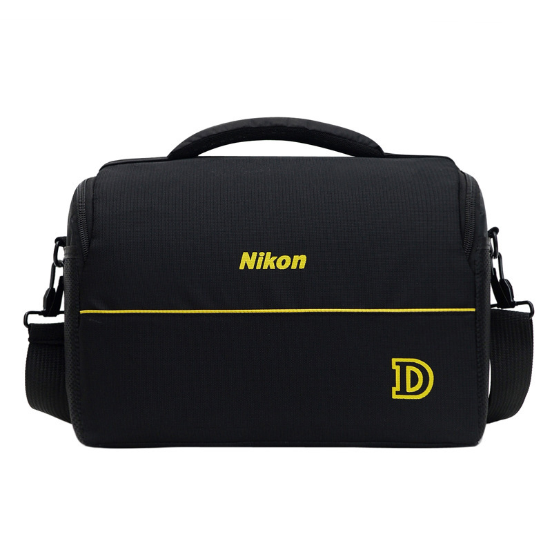 Geantă DSLR cu curea crossbody, din nylon, impermeabilă, căptușeală din poliester, unisex
