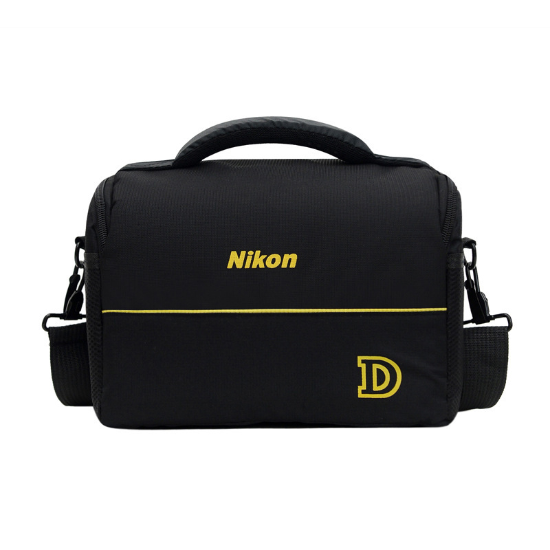 Geantă DSLR cu curea crossbody, din nylon, impermeabilă, căptușeală din poliester, unisex