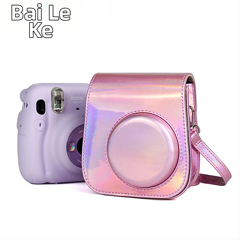 Polaroid Instax Mini taška na fotoaparát - PU materiál, flanelová vnútorná výstelka, crossbody ochranná taška, vhodná pre Mini11, kompatibilná s Mini12/11/9