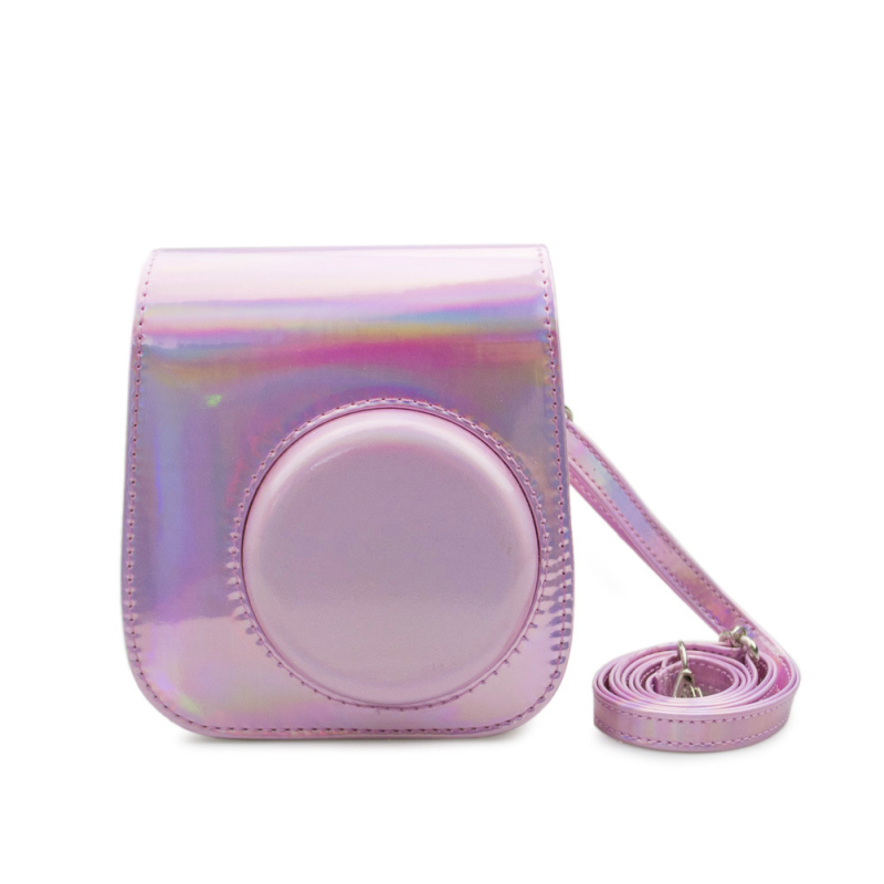 Geantă pentru Cameră Polaroid Instax Mini - Material PU, Captușeală din Flanel, husă de protecție crossbody, Potrivită pentru Mini11, Compatibilă cu Mini12/11/9