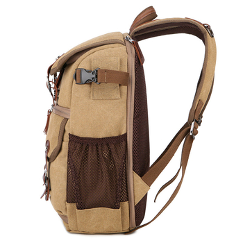 Rucsac FlameHorse pentru cameră SLR din pânză, rezistent la uzură, curea cu pernă de aer