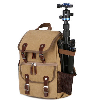 Rucsac FlameHorse pentru cameră SLR din pânză, rezistent la uzură, curea cu pernă de aer
