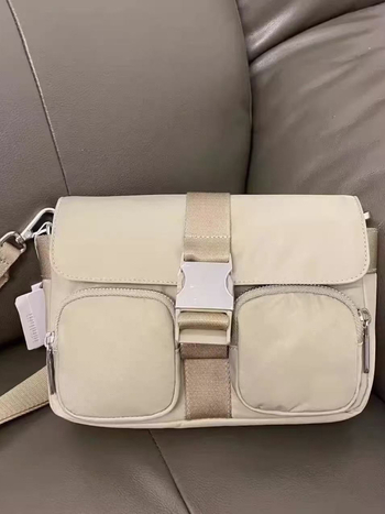 Torba za fotoaparat za bez ogledala kamere s jednom baterijom, vodootporna od najlona, crossbody s zakrivljenim remenima