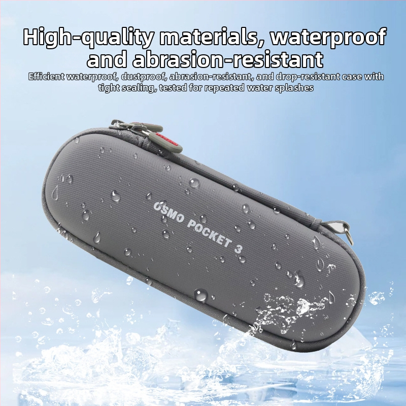 Prenosná kamera Pocket 3 s krytom obrazovky a priestorom na príslušenstvo, podšívka z Lycra, 140 g, model Pocket 3