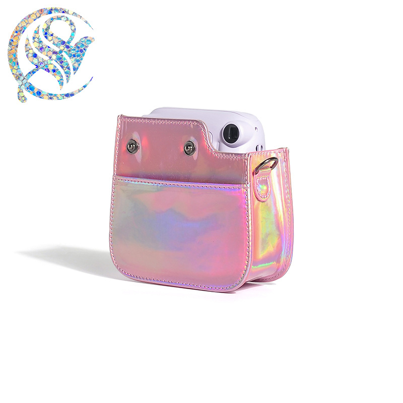 Τσαντα Polaroid για κάμερα – καθολική, PU υλικό, μαγνητικό κούμπωμα, συμβατή με Mini 8/9/11/12, επένδυση από συνθετικό βελούδο μικροϊνών