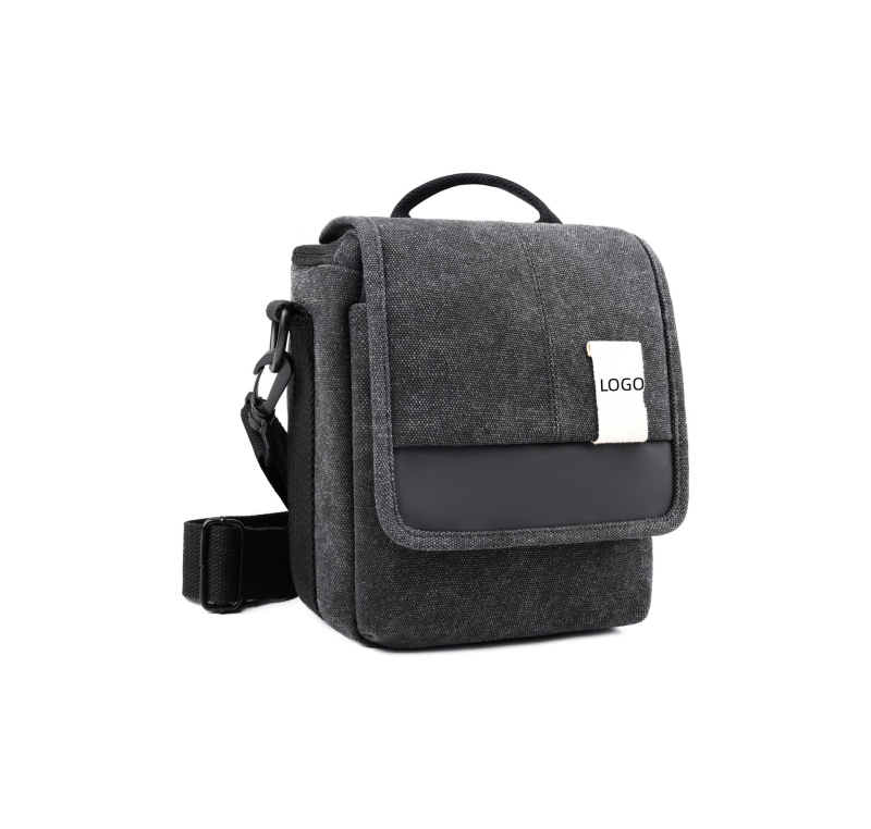 Τσάντα καμβά για mirrorless κάμερα, ώμου, αστικός μινιμαλισμός, ιμάντας με μαξιλαράκι αέρα, επένδυση πολυεστέρα