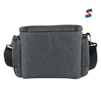 Τσάντα ώμου DSLR — αδιάβροχη, αντισεισμική, κλείσιμο με φερμουάρ, χωράει 1 σώμα κάμερας και 1 φακός, πολυεστέρας