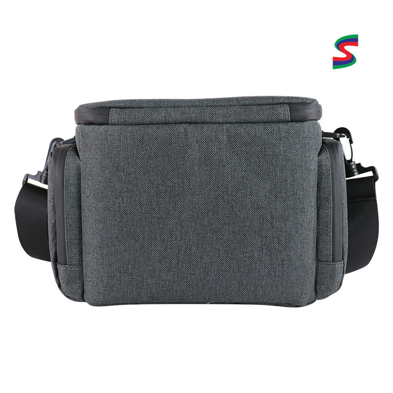 Τσάντα ώμου DSLR — αδιάβροχη, αντισεισμική, κλείσιμο με φερμουάρ, χωράει 1 σώμα κάμερας και 1 φακός, πολυεστέρας