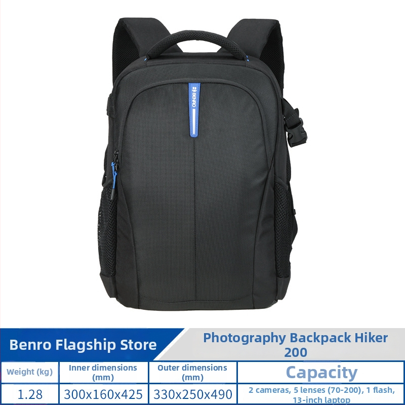 Benro DSLR túrahátizsák - könnyű, professzionális fotóeszközökhöz használható táska, nagy kapacitással