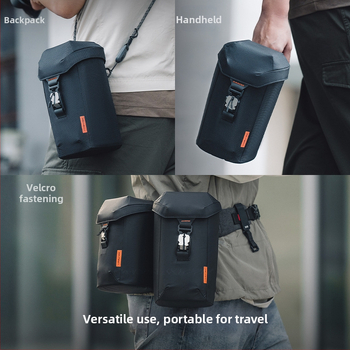 PGYTECH DSLR objektív táska — Teleobjektív kompatibil, Poliészter, 450 g, Kültéri fotózáshoz