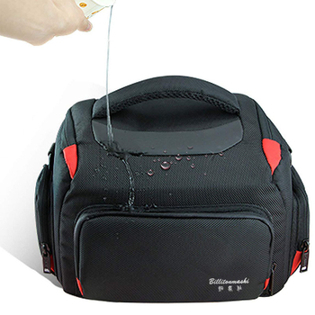 Geantă DSLR – curea crossbody, impermeabilă din nailon, compatibilă cu SLR, curea de umăr curbată