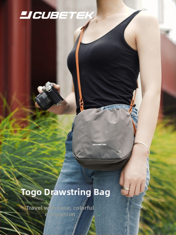 JCUBETEK taška na foto bez zrkadla (Fuji/Sony) – Polyester, nepremokavá, ultra ľahká, zakrivený ramenný popruh, unisex