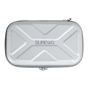 Surewo Kültéri vízálló tároló táska DJI Pocket3/2-höz, váll- és kézi pánttal, PU-szivacs belsővel, tömeg 280 g