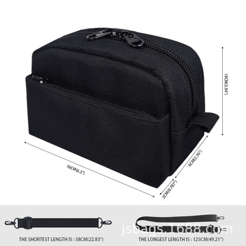 Crossbody torba za fotoaparat, Oxford tkanina, set za fotoaparat, jednofarbna, zakrivljena naramenica za rame, proljeće 2024