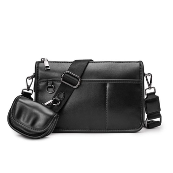 Muška Kameros Torba, Dva U Jednom, Preko Ramena, Urbani Stil, PU Materijal, Poliester Podstava, Jesen 2025