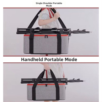 Fotózási fénykiegészítő tároló táska – vászon + kemény lemez; univerzális használat; tömeg 2,8 kg; bélés Oxford