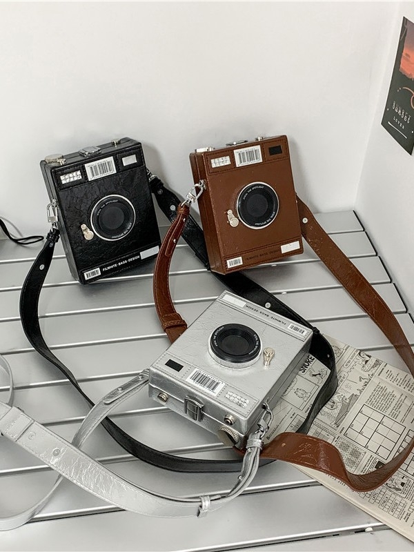 FILWHITE muška crossbody torbica, retro stil, PU materijal, jednofarbna, odgovara 8-inčnom prijenosniku, proljeće 2025