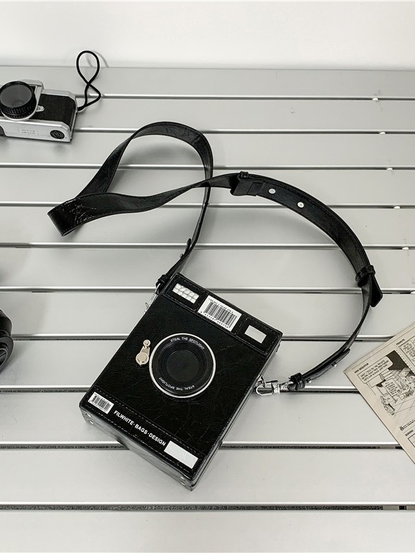 FILWHITE muška crossbody torbica, retro stil, PU materijal, jednofarbna, odgovara 8-inčnom prijenosniku, proljeće 2025