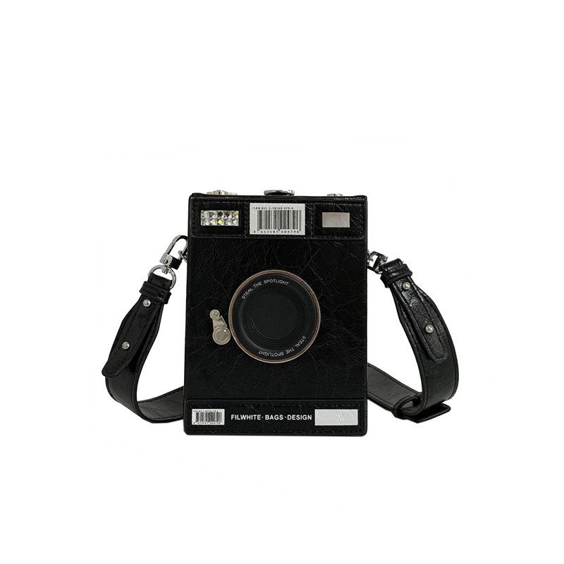 FILWHITE muška crossbody torbica, retro stil, PU materijal, jednofarbna, odgovara 8-inčnom prijenosniku, proljeće 2025