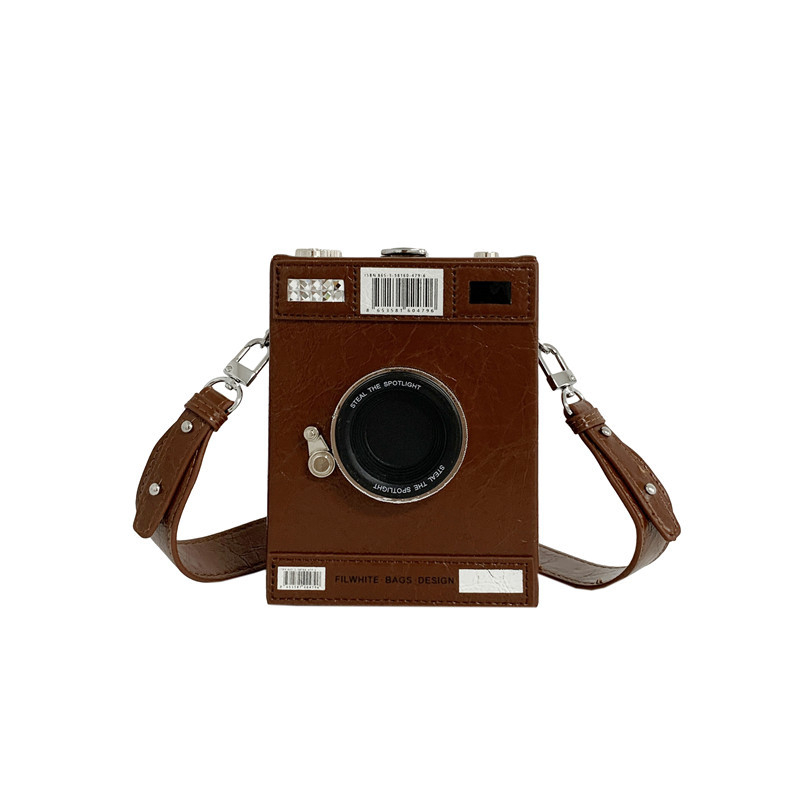 FILWHITE muška crossbody torbica, retro stil, PU materijal, jednofarbna, odgovara 8-inčnom prijenosniku, proljeće 2025