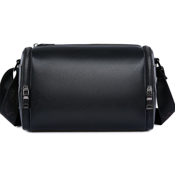 Muška kožna crossbody torba velikog kapaciteta, prvi sloj teleće kože, gradski jednostavan stil