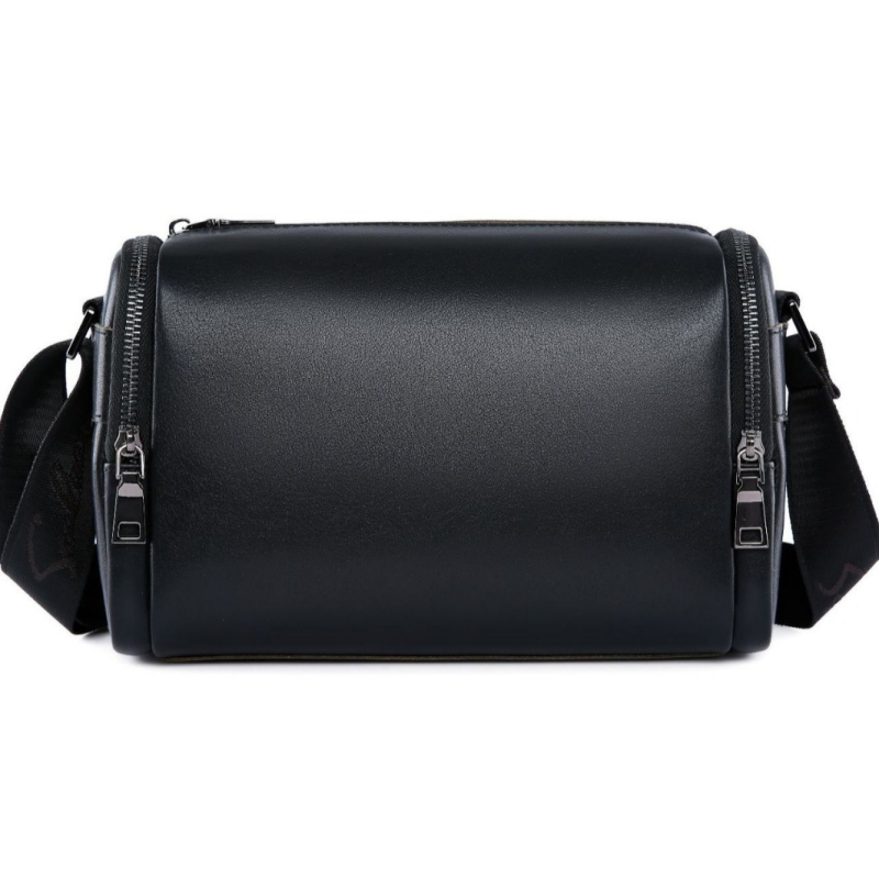 Muška kožna crossbody torba velikog kapaciteta, prvi sloj teleće kože, gradski jednostavan stil