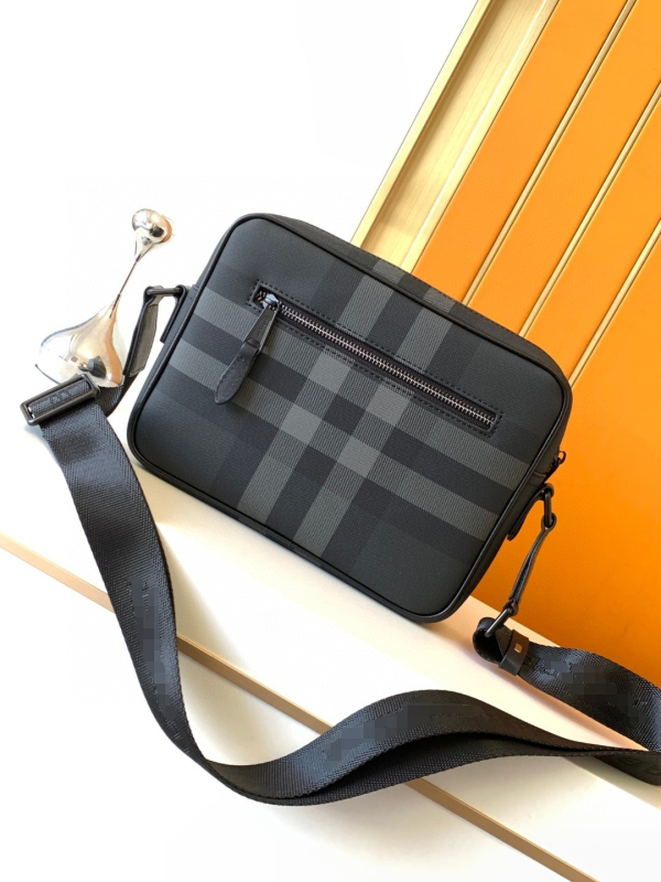 Muška crossbody torba za kameru s kariranim uzorkom, PVC materijal, proljeće 2024, svakodnevna uporaba