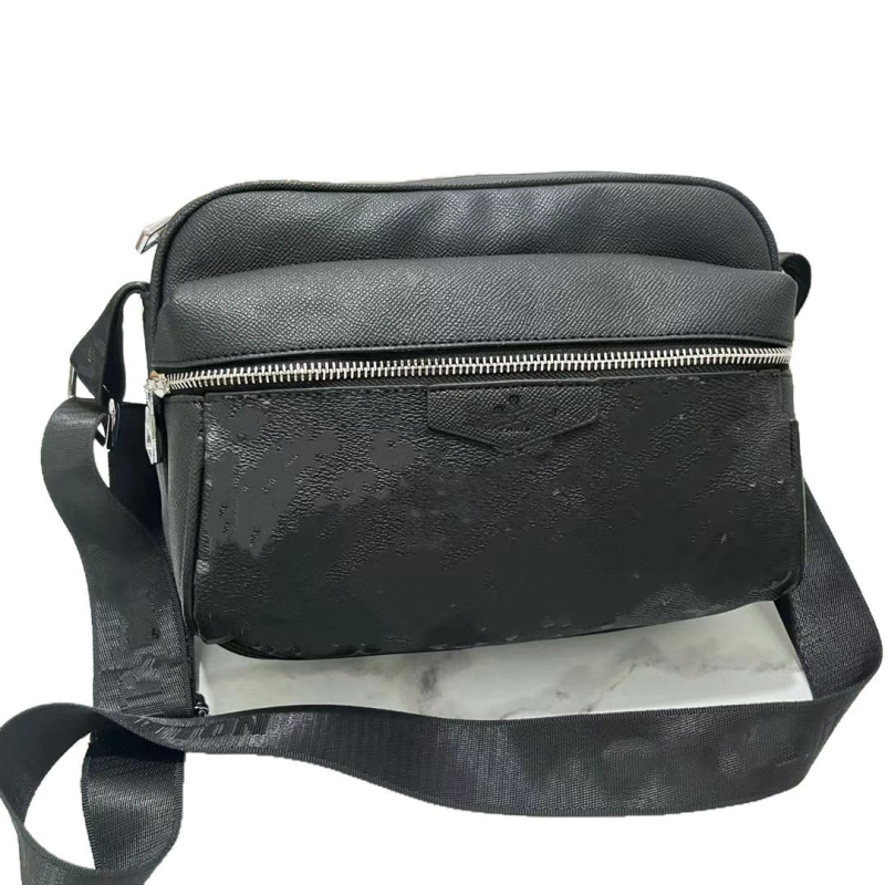 Muška crossbody torba — street fashion stil, PU koža, uzorak s slovima, poliester podstava, proljeće 2025