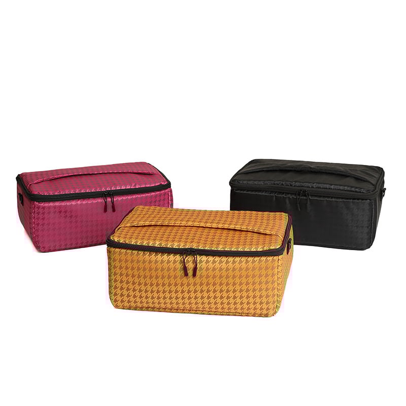 DSLR és tükröző nélküli kamerákhoz való kamera táska – vízálló, ultrakönnyű, kopásálló, ütésálló, bővíthető kapacitás; poliészter; váll-táskastílus; velúr bélés