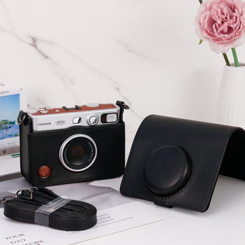 Polaroid Mini Evo Retro Taška na fotoaparát — PU koža, crossbody, odolná voči opotrebeniu, proti krádeži, podšívka z syntetickej kože