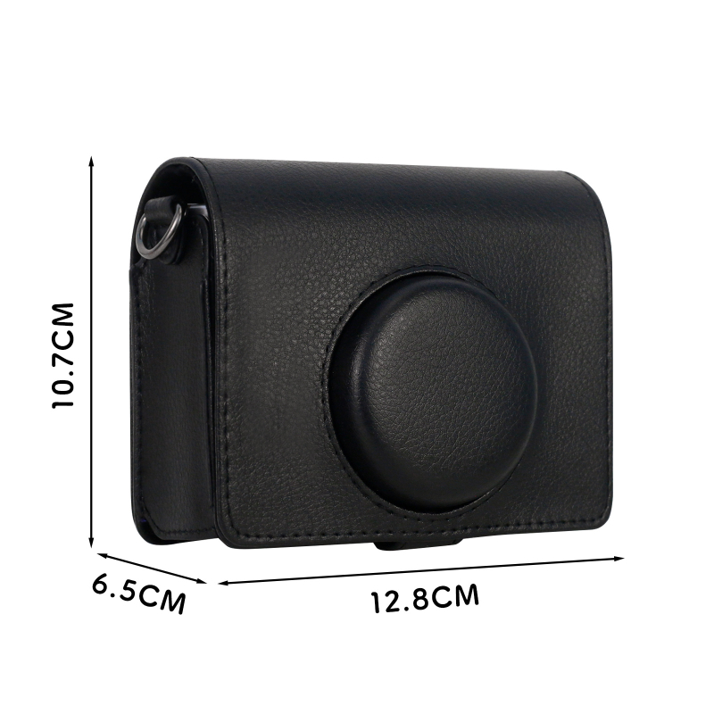 Polaroid Mini Evo Retro Taška na fotoaparát — PU koža, crossbody, odolná voči opotrebeniu, proti krádeži, podšívka z syntetickej kože