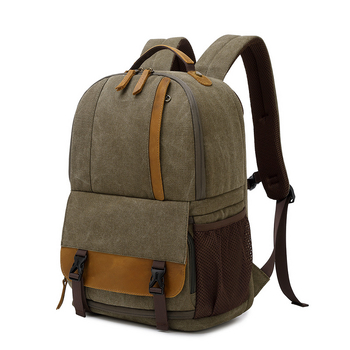 CAREELL C3088 Rucsac din pânză pentru cameră SLR, respirabil, impermeabil, rezistent la uzură, anti-efracție și reducere a greutății; pentru echipament Canon/Nikon/Sony; căptușeală din poliester