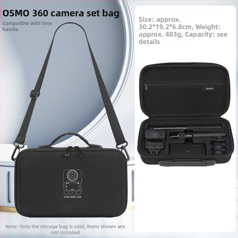 BKANO Prenosná taška na ukladanie pre DJI Osmo360 panoramatickú kameru
