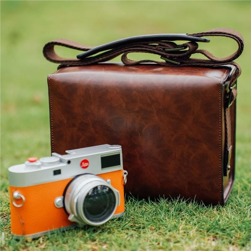 Torba za fotoaparat od PU materijala, stil ručne torbe, za paket kamera, proljeće 2025 izdanje, kućno skladištenje
