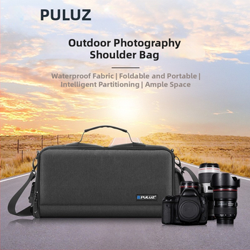 Puluz Fat Cow vízálló digitális fényképezőgép válltáska – kültéri használat, univerzális modell, súly 1 kg