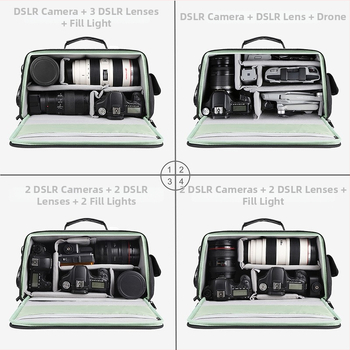 Puluz Fat Cow vízálló digitális fényképezőgép válltáska – kültéri használat, univerzális modell, súly 1 kg