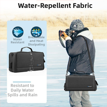 Puluz Fat Cow vízálló digitális fényképezőgép válltáska – kültéri használat, univerzális modell, súly 1 kg