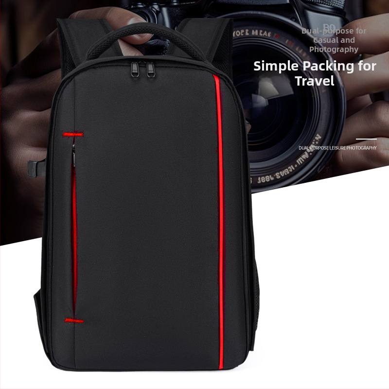 Batoh na DSLR a zrkadlovky – nepremokavý, ultraľahký, znižuje záťaž; Materiál: Oxford látka; Podšívka: polyester
