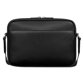 Férfi crossbody táska — Valódi bőr; Modell H27E; Márka: d; 8 hüvelykes laptop befogadására alkalmas; Belső bélés: nylon