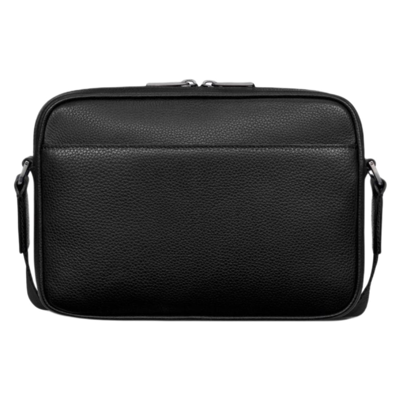 Férfi crossbody táska — Valódi bőr; Modell H27E; Márka: d; 8 hüvelykes laptop befogadására alkalmas; Belső bélés: nylon